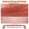 Picture of Unifab African Net Sponge Authentic Real African Exfoliating Net Bath Sponge Wash Cloth Exfoliating Washcloth African Net Cloth Body Scrubber for Shower Pink