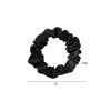 Picture of Satin Silk Scrunchies Hiar Ties for Women Girls Ponytail Holders 20 Pcs Mini Black Bulk Scrunchies Elastic Hair Bands for Thick Curly Hair Pony Tails Hair Ties
