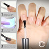 Picture of GAOY Peel Off Gel Base Coat for Gel Nail Polish, 16ml Peelable Clear Foundation for Use with UV LED Nail Lamp
