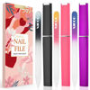 Picture of Glass Nail File, Nail File, 3 Pack Premium Glass Nail File with Case, Crystal Nail File, Professional Salon Manicure Tool for Natural Nails, Gift for Women and Girls, by XIPOO