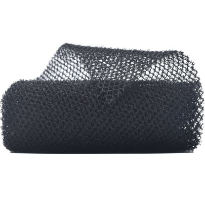 Picture of African Exfoliating Net for Body, African Net Sponge, African Wash Net, African Shower Net, African Bath Sponge Scrubbing Rag Net Exfoliation, African Body Scrubber (Black)