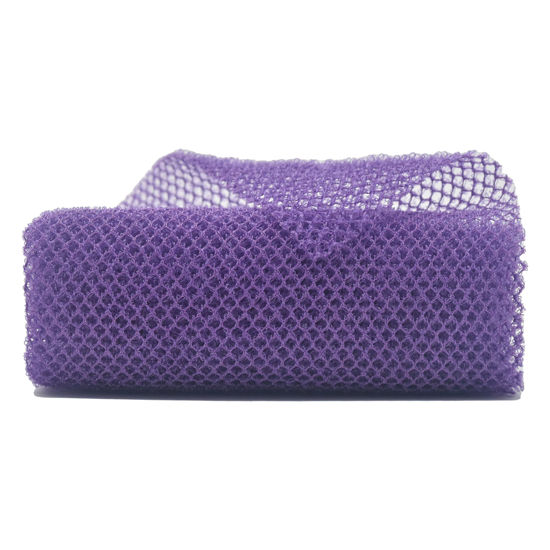Picture of African Exfoliating Net for Body, African Net Sponge, African Wash Net, African Shower Net, African Bath Sponge Scrubbing Rag Net Exfoliation, African Body Scrubber (Purple)