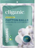 Picture of Cliganic Organic Super Jumbo Cotton Balls (200 Count) - Hypoallergenic, Absorbent, Large Size, 100% Pure (Packaging May Vary)