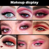 Picture of evpct 16 Colors Glitter Shimmer Matte Pink Red Blush Orange Peach Eyeshadow Makeup Palette Pallet Waterproof Highly Pigmented Smokey Pressed Sparkly Shiny Eye Shadow paletas de sombras para de ojos