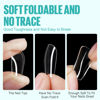 Picture of TOMICCA Fake Clear Nails, Short Square False Nail Tips, 216Pcs Nail Extension Tips for DIY Salon Gift
