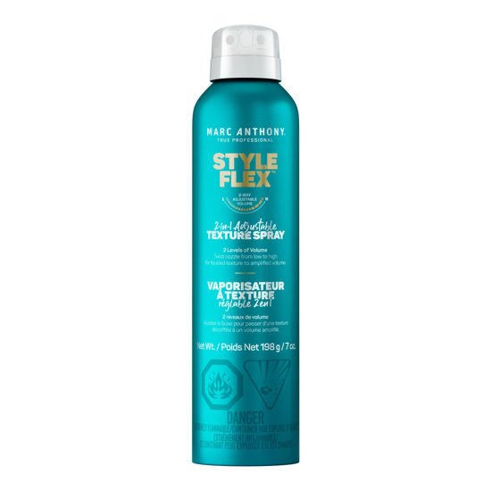 Picture of Marc Anthony Texture Hair Spray for Women & Men, Style Flex 2-in-1 Adjustable Texture Hairspray - Low to Extra Hold Styling Spray for Soft, Defined, Thicker & Fuller-Looking Hair Style, 7 oz
