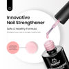 Picture of Beetles Builder Gel Nail Polish 12 Color Rubber Base Gel Polish 3 in 1 Nude Porcelain Doll Pink Base Nail Polish Strengthener Soak Off U V Nail Art DIY Valentine's Day Gift for Women