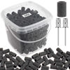 Picture of Rolybag Sanding Bands for Nail Drill 240 Grit Extreme Fine Nail Sanding Bands 200Pcs Black Professional Sanding Bands and 2Pcs Nail Drill Bits for Manicures and Pedicure