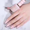 Picture of DND DC Gel Polish Set, Pink Collection, UV/LED Gel Polish and Air Dry Nail Lacquer, Matching Chip-Free Polish Duo, 141 Pink Champagne, 0.5 Fl Oz