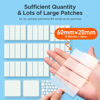 Picture of TKTK Large Pimple Patches for Face, 7 Sizes XL Acne Patches, Big Hydrocolloid Bandages for Body, Chin, Forehead, Chest, Back Zit Breakouts, Hydrocolloid Patch (Strip, Square, Dot 126 Count)