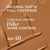Picture of IT Cosmetics CC+ Cream Natural Matte Foundation with SPF 40 - Shine-Reducing & Long-Wear Full Coverage Foundation For Oily Skin - With Hyaluronic Acid - Non-Comedogenic, Rich Honey - 1.08 fl oz