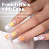 Picture of SXC Cosmetics French Tip Press On Nails Pink Series, Medium Square X-Pro Tips Starter Kit