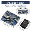 Picture of S&N Remille Wide Boho Headbands for Women Extra Large Turban Headband Hairband Hair Twisted Knot Accessories 3 Pack