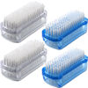 Picture of Nail Brush Two Sided Hand Fingernail Scrub Brushes Soft Stiff Bristles Scrubber Nails Toes Cleaning Brush for Men Women Kids 4 PCS