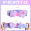 Picture of YGQQOY Spa Headband for Washing Face, Girls Makeup Bow Tie Headband, Microfiber Women Headbands, Elastic Headband to Skincare Cosmetics Shower.2pcs