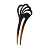 Picture of Hair Sticks For Long Hair, Natural Buffalo Horn Hair Smoothing Stick, Hair Stick Pin 5.5 inches, Gift for Mother 1pcs Flower