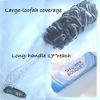Picture of SHOWER BOUQUET Loofah-Charcoal Back-Scrubber & Bath-Sponge Set // 1 Long-Handle-Back-Brush Plus 2 Extra Large 75g Soft Mesh Loofa-Lufa-Loufa Puff Poufs, Men & Women - Exfoliate with Full Pure Cleanse