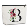 Picture of kdxpbpz Initial Makeup Bag, Personalized Gifts for Women, Bridesmaid Gifts, Birthday Gifts for Women Mom, Gifts for Best Friend, Bride Bridesmaid Cosmetic bag (Letter B)