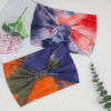 Picture of YONUF Wide Headbands For Women Knotted Headband African Women’s Head Wraps Stretchy Turban Hair Accessories Bands Tie Dye 4 Pack