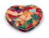 Picture of Aeisage Compact Mirror Heart Shape Pocket Mirror Floral Purse Mirror Small Travel Mirror Abstractive Art Print Meaningful Gift for Women
