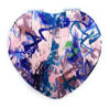 Picture of Aeisage Heart Mirror Compact Small Purse Mirror Blue Pocket Mirror Mini Size Travel Mirror for Girls Folding Mirror in Heart Shape Unique Gift for Her