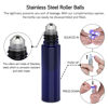 Picture of PrettyCare Roller Bottles For Oils 10 ml (Amber Glass and Blue Glass, 6 Pack, 1 Extra Stainless Steel Balls, 12 Labels, 1 Opener, 1 Funnels Essential Oil Roller Bottles, Roller on Bottles