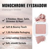 Picture of Kaely Pressed Single Eyeshadow Makeup, Champagne Shimmer Highly Pigmented Monochrome Eye Shadow Palette, Waterproof Neutral Powde Mini Eyeshadow, sombras para ojos, Lightweight Blendable, 03