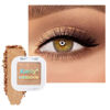 Picture of Kaely Pressed Single Eyeshadow Makeup, Golden Shimmer Highly Pigmented Monochrome Eye Shadow Palette, Waterproof Neutral Powde Mini Eyeshadow, sombras para ojos, Lightweight Blendable, 06