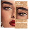 Picture of Kaely Pressed Single Eyeshadow Makeup, Golden Shimmer Highly Pigmented Monochrome Eye Shadow Palette, Waterproof Neutral Powde Mini Eyeshadow, sombras para ojos, Lightweight Blendable, 06