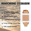 Picture of Kaely Pressed Single Eyeshadow Makeup, Golden Shimmer Highly Pigmented Monochrome Eye Shadow Palette, Waterproof Neutral Powde Mini Eyeshadow, sombras para ojos, Lightweight Blendable, 06