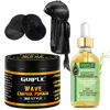 Picture of Natural Wave Pomade for Men Strong Hold, Easy Wash 360 Wave Training Hair Cream, Waves Grease for Men Promotes Layered Waves, Moisture, Control and Silky Shine with Rosemary Oil for Hair Growt Set