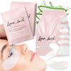 Picture of 100 Pairs Eyelash Extension Under Eye Gel Pads by Lyon Lash - Lint Free with Aloe Vera Hydrogel Eye Patches, Premium Eyelash Extension Supplies & Beauty Tools, Fit Most Eye Shape, Stick Well