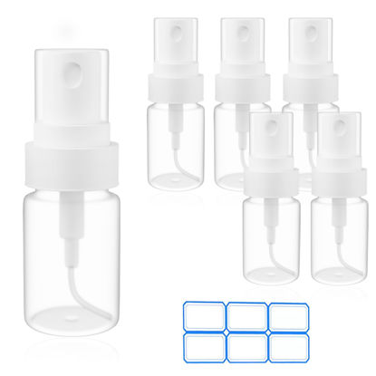 Picture of DTDNZKN 6 Pack 0.17 Oz (5ml) Mini Perfume Travel Refillable Bottles, Fine Mist Refillable Mini Perfume Atomizer, Empty Pump Container for Traveling and Outgoing