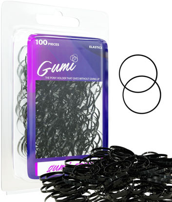 Picture of Gumi Black Elastics 3/4 inch Hair Band Small