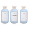 Picture of UMETASS 6.8oz Travel Bottles for Toiletries, Empty Plastic Squeeze Bottles with Flip Cap, Lotion Container for Toiletries Travel Size Shampoo and Conditioner (3 pack, bule)