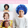 Picture of 3 PCS Kids Bonnets for Girls,Bonnet for Kids,Silk Bonnet for Sleeping Kids,Toddler Bonnet,Small Bonnet