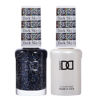 Picture of DND Gel Polish Set, Black Collection, UV/LED Gel Polish and Air Dry Nail Lacquer, Matching Chip-Free Polish Duo, 525 Dark Sky Light, 0.5 Fl Oz