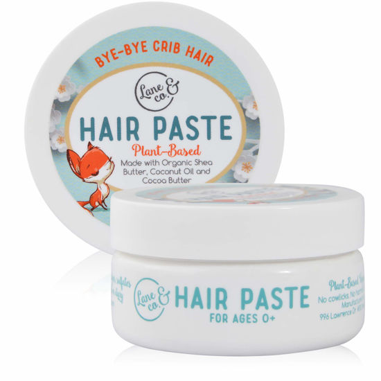 Picture of LANE & CO. Hair Paste - Plant-Based Styling Paste for Babies, Toddlers, Kids - Natural & Organic Formula, Safe & Non-Sticky, Tame Bed Head & Flyaway Hair, 2oz