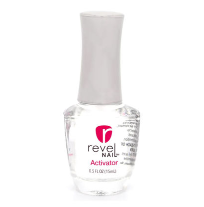 Picture of Revel Nail Dip Powder Activator - Activating Liquid for Dip Nails, Step 2 for Long-Lasting Dip Nail Color, Chip & Crack Resistant, No UV Lamp, DIY Manicure For Strong Healthy Nails, 0.5 oz