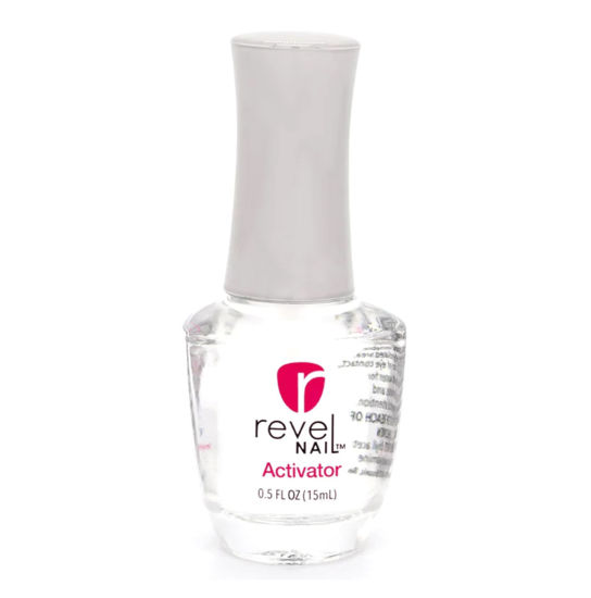Picture of Revel Nail Dip Powder Activator - Activating Liquid for Dip Nails, Step 2 for Long-Lasting Dip Nail Color, Chip & Crack Resistant, No UV Lamp, DIY Manicure For Strong Healthy Nails, 0.5 oz