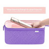 Picture of Leudes Hair Tools Travel Bag for Shark Flexstyle Carrying Case Portable Shark Hair Air Wrap Dryer Case Waterproof Dustproof Flat Curling Iron Travel Organizer (Purple)