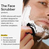 Picture of VWMYQ Face Scrubber, Silicone Face Scrubber for Men, Gentle Exfoliator Pad & Massager, Facial Cleansing/Wash Brush - Removes Dead & Dry Skin（Black）