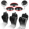 Picture of Professional Hair Clipper Combs Guides, Hair Clipper Guards 1 & 1/4" 1 & 1/2" 2", Mega NO.16 NO.12 NO.10 fits for Most Wahl Clippers (NO.10+NO.12+NO.16, Black)