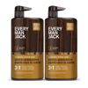 Picture of Every Man Jack Amber + Sandalwood Hydrating Mens 3-in-1 All Over Wash for All Skin and Hair Types - Body Wash, Shampoo and Conditioner with Naturally Derived Ingredients - 28.8oz (2 Pack)