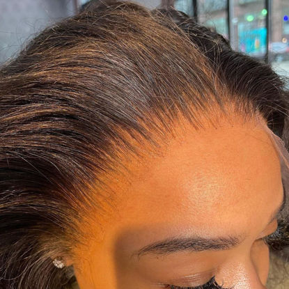 Picture of BEEOS 13x4 Full Frontal SKINLIKE Real HD Lace Wig, 250% Density Body Wave Pre-Plucked Bleached Knots 0.10mm Ulta-thin Invisible HD Lace Human Hair Wig 24 Inch