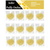 Picture of 50PCS Hair Nets Invisible Elastic Edge Mesh Bun Hair Nets for Ballet Dance 20" Blonde