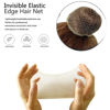 Picture of 50PCS Hair Nets Invisible Elastic Edge Mesh Bun Hair Nets for Ballet Dance 20" Blonde