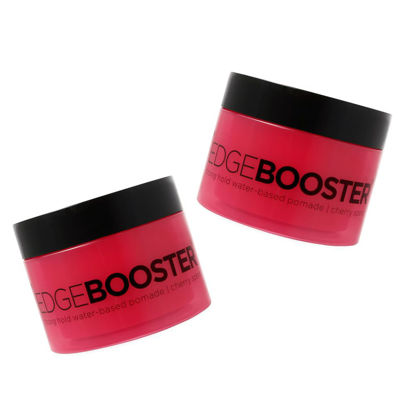 Picture of (2Pack) Style Factor Edge Booster Strong Hold Water-Based Pomade 3.38oz (Cherry)