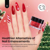 Picture of Beetles Dip Powder Nail Set: 6 Colors Winter Nail Dip Powder Red Green Glitter Silver Gold Dipping Powder Starter Kit Manicure DIY Salon for Women,No Nail Lamp Needed