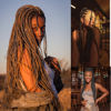 Picture of RUN SHUI Ombre Pre stretched Braiding Hair, 36 Inch 4 tones Kanekalon Braid Hair Extensions, 8 packs Multi Color blend braiding hair pre-stretched, Crochet Hair Braiding(36''-8packs, 1b/30/27)